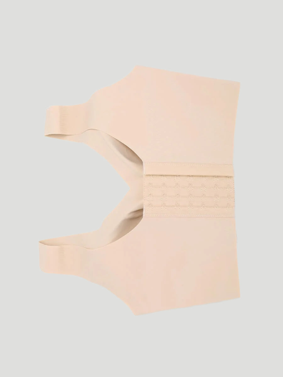 Isabella V-Neck Seamless Bust Support Bra