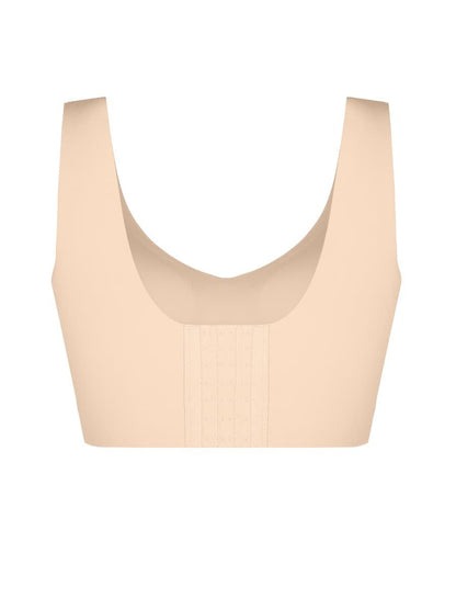 Isabella V-Neck Seamless Bust Support Bra