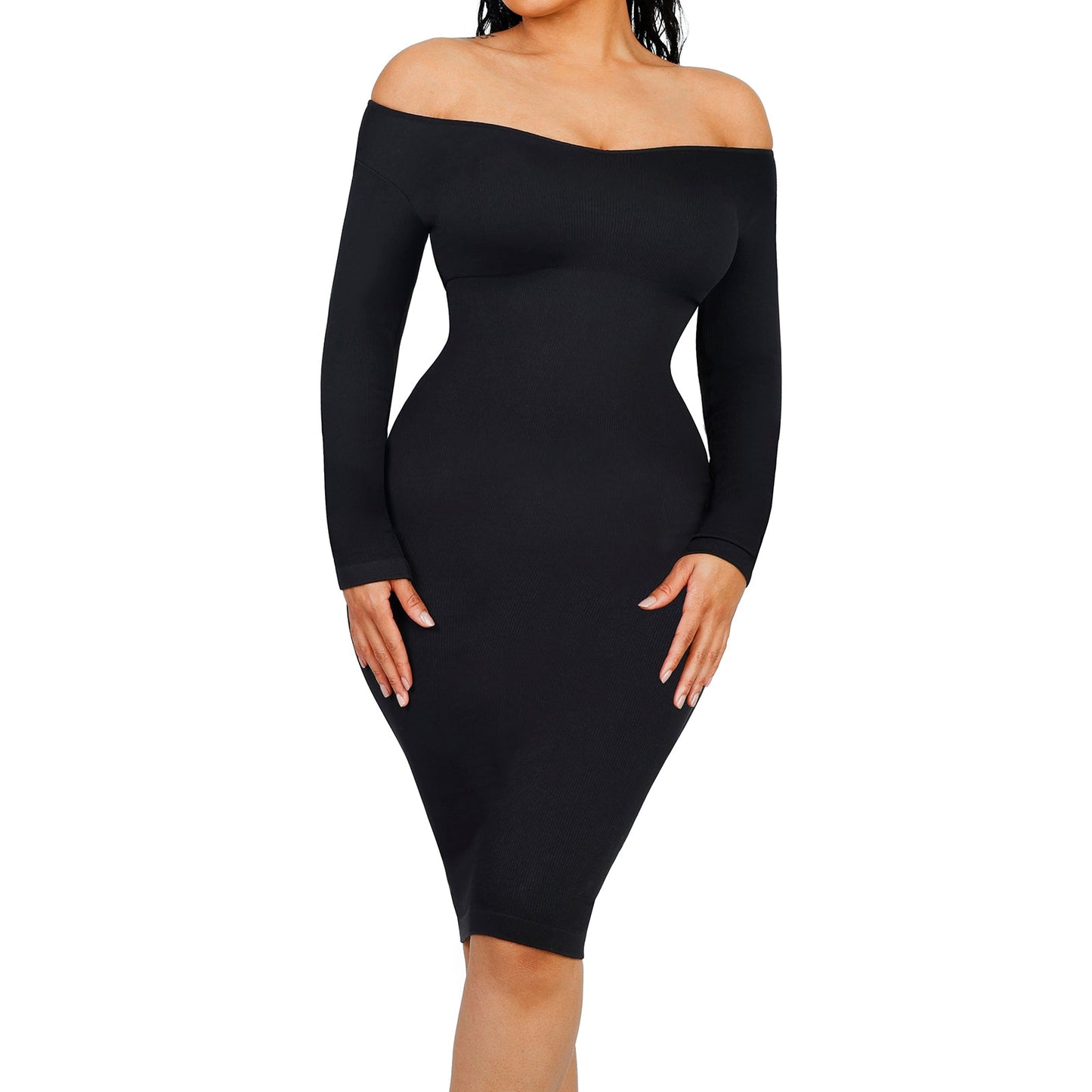 Blair Slimming V-neck Dress Seamless