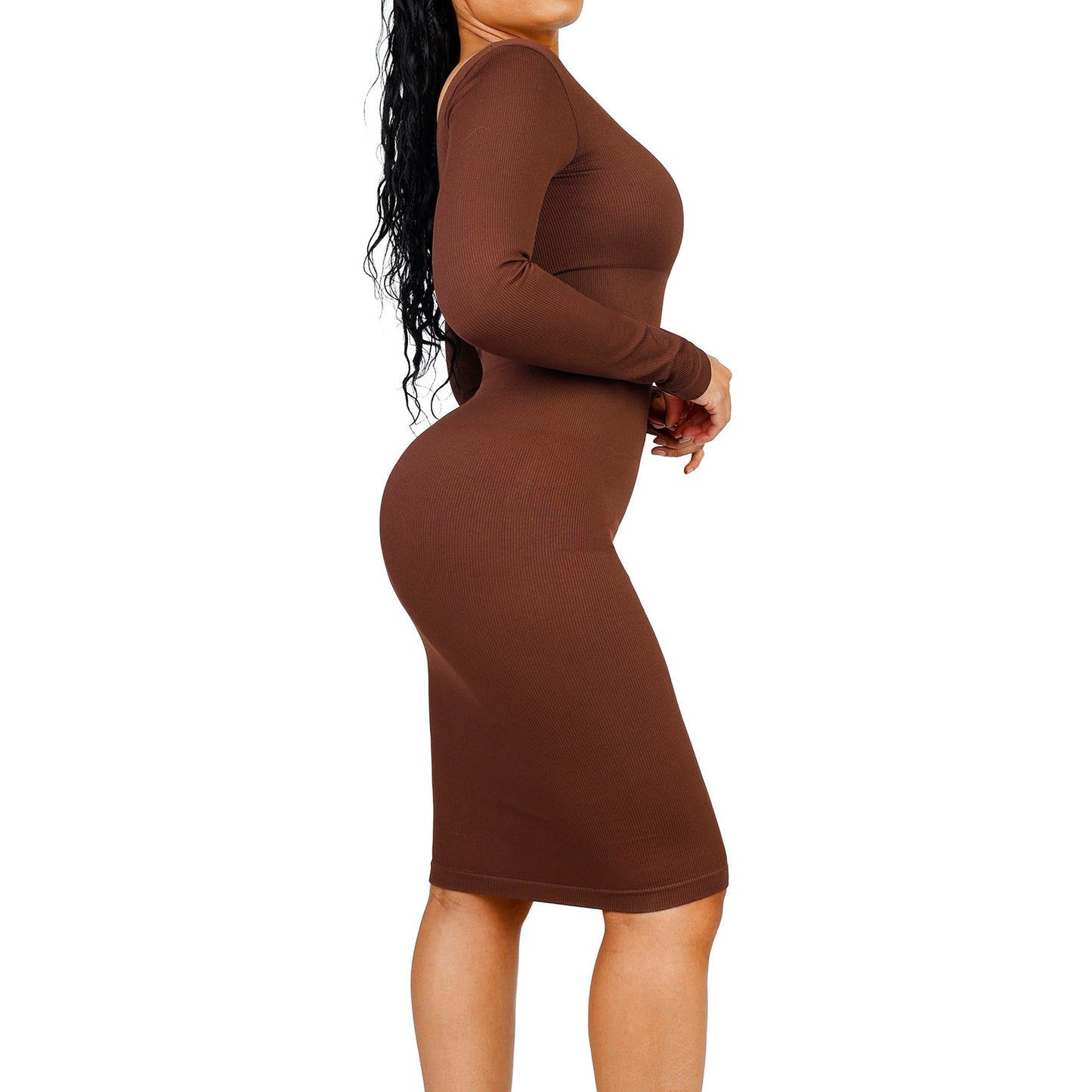 Blair Slimming V-neck Dress Seamless