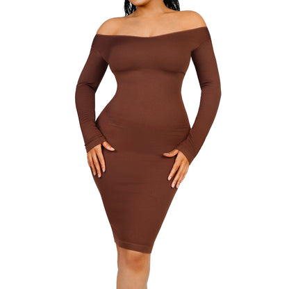 Blair Slimming V-neck Dress Seamless