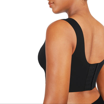 Isabella V-Neck Seamless Bust Support Bra
