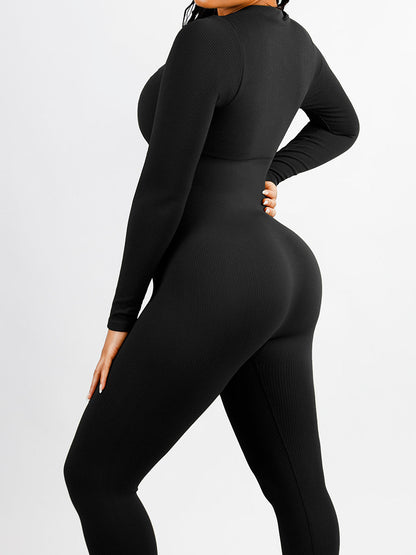 Rosalia Slimming V-Neck Stretch Jumpsuit